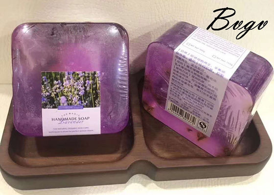 Απόσπασμα Lavander που λευκαίνει προσώπου σαπουνιών το πορφυρό μέσο καθαρισμού 120g δερμάτων χρώματος ευαίσθητο