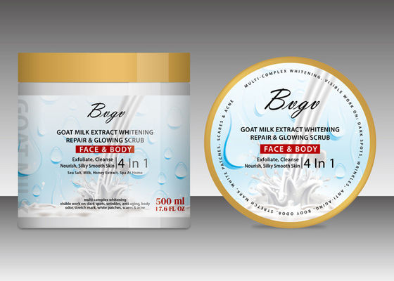 Θάλασσας το αλατισμένο Exfoliating ντους σώμα προσώπου πηκτωμάτων πολωνικό ευγενές τρίβει
